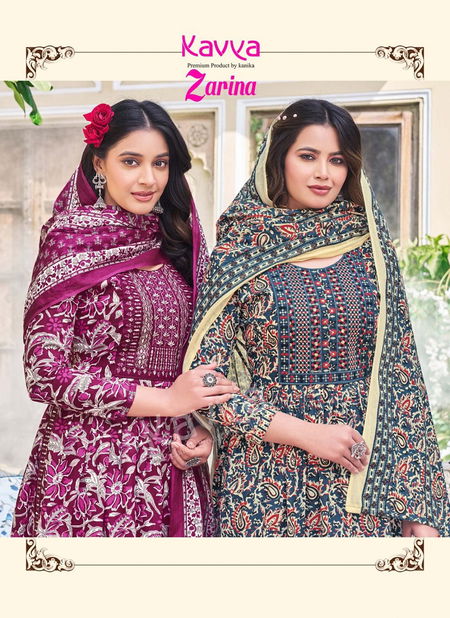 Zarina Vol 3 By Kavya Naira Cut Cotton Kurti With Bottom Dupatta Wholesale Market In Surat
 Catalog